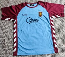 Aston Villa FC Football Shirt Hummel Large Boys 2004/2006 AVFC