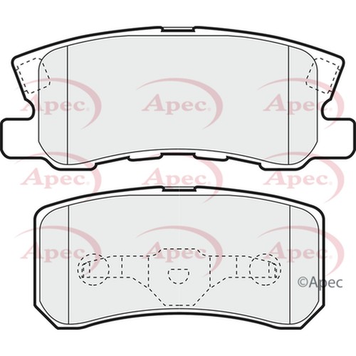 Brake pads set for - for, mitsubishi