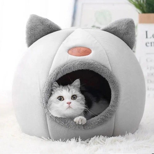 Warm cat bed - small, house