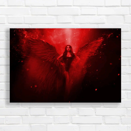 Fierce fallen angel with - fallen,