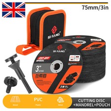 25 PIECE 3" METAL CUTTING WHEELS WITH 1/4" MANDREL Cut Off Disc Rotary Tools