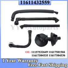 FIT FOR BMW CRANK CCV CASE VALVE & HOSES--E46 320i 325i 330i 520i 525i 530i E39