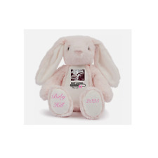 PERSONALISED PICTURE TEDDY - BABY ANNOUNCEMENT, ANY PICTURE ANY TEXT