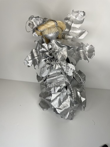 Silver unusual tree topper - unusual,