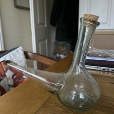 Glass Spanish Porron With Cork