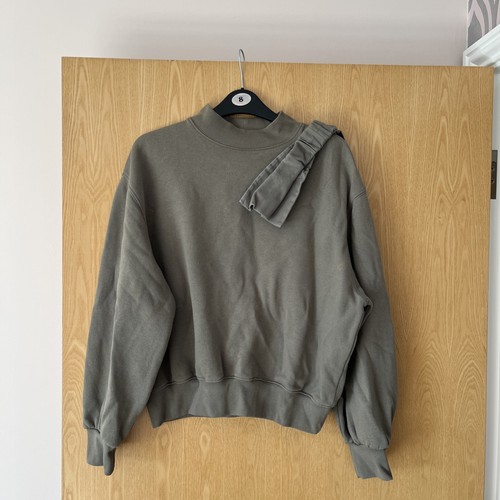 Zara khaki bow jumper size - zara,