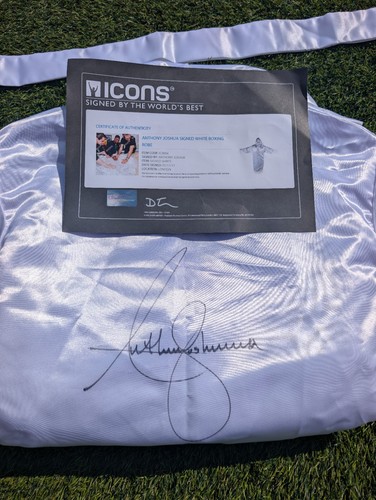 Anthony joshua signed boxing - anthony,