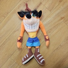 2001 Play by Play Crash Bandicoot Soft Toy Plush Vintage Fox Ps1 SEE DESCRIPTION