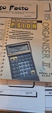 Psion Organiser Manual and Folder Of Paperwork