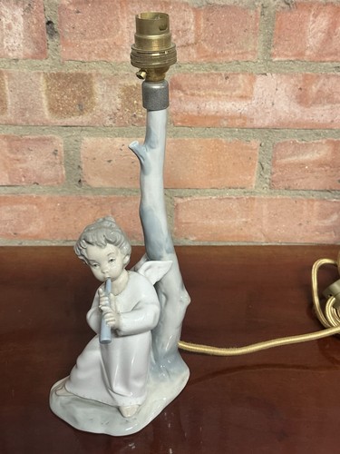 Rare lladro angel with flute - rare,