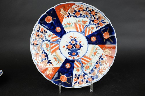 Japanese imari large plate - japanese,