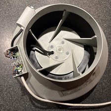 GROW ROOM RVK Systemair Sileo 200E2 200mm duct fan 8”