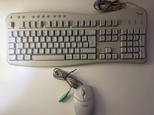 Vintage retro keyboard - retro, &