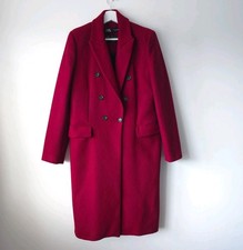 Zara Ladies Manteco Red Wool