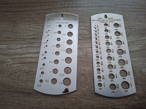 Drill gauges stainless steel - drill,