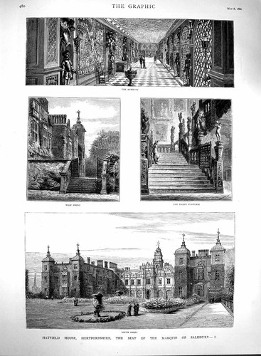 Antique old print - print, *3065