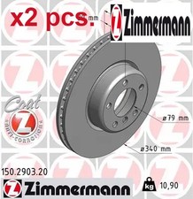 X2 PCS FRONT BRAKE DISC SET