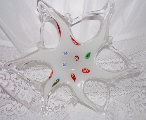 Vintage art glass star fish - vintage,