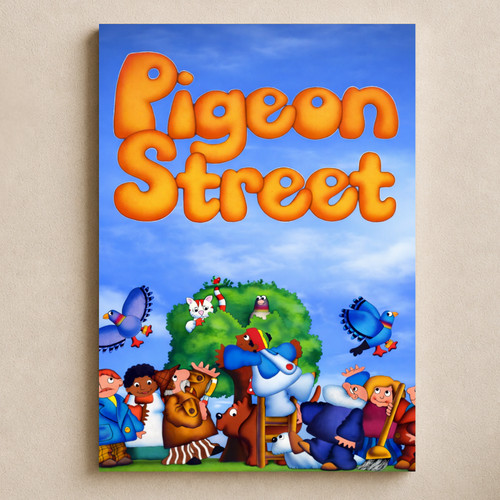 Pigeon street show - show, poster