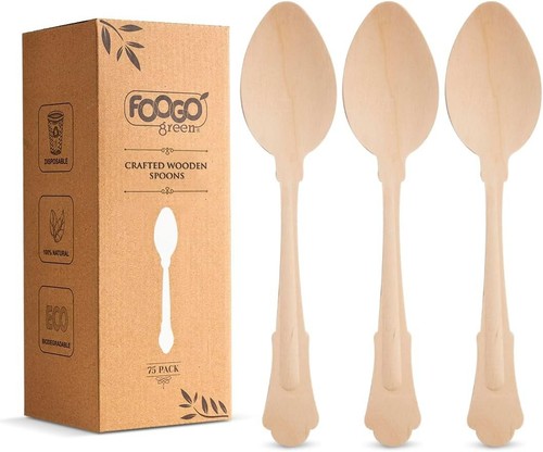 Foogo green disposable wooden - green,