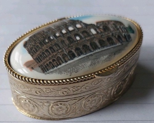 Vintage porcelain pill trinket