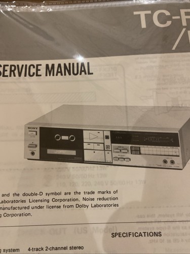 Fx310 fx311 sony cassette - -,