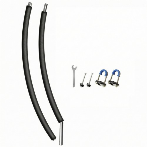 Trampoline enclosure pole - trampoline,