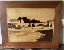 Large Marquetry Picture Bridge