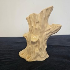 vintage Irish Belleek Tree Trunk porcelain vase