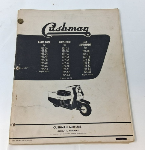 Cushman scooter 721 - 62,