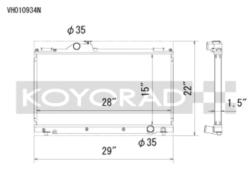 Koyo vh010934n fits - fits:rad, 01-05
