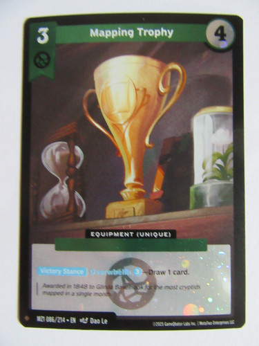 Mapping trophy 086 - trophy, 086/214