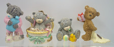 Tatty Teddy Me To You and Just For You Popcorn Bear Figurines (Set of 4)