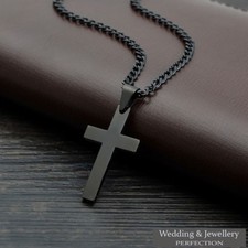 Mens Chain Necklace Black