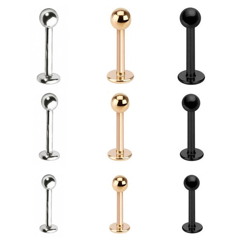 Plain surgical steel labret - plain,