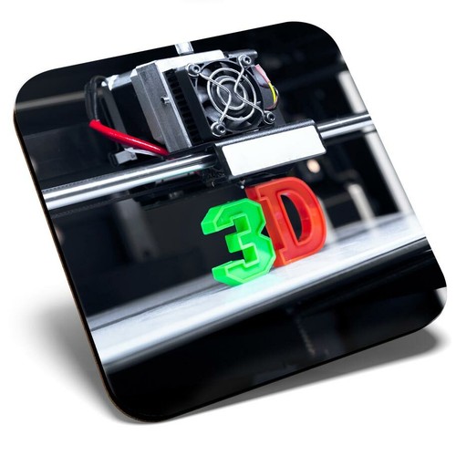 Square single coaster 3d - square,