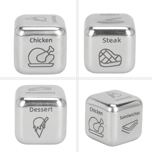 Dinner dice stainless - dice,