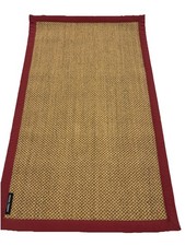Sisal Rug With Red Border