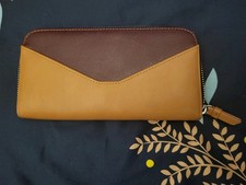M&S (Marks & Spencer)  Tan/Wine Ladies Purse