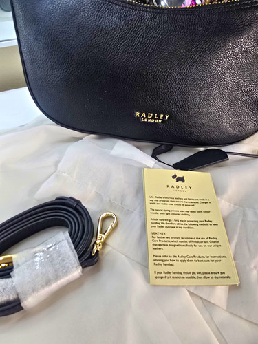 Radley london black pebbled - london,