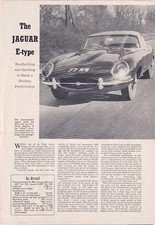 JAGUAR E-TYPE, ROADSTER PERIOD