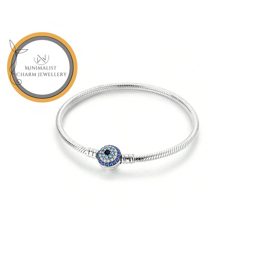 Evil eye charm bracelet - eye,