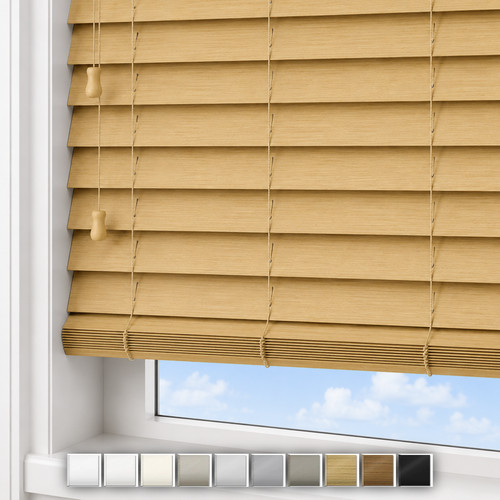 Faux wood venetian blinds with - blinds,