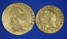 George III brass gaming tokens