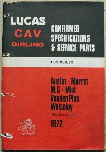 Lucas cav girling british - lucas,