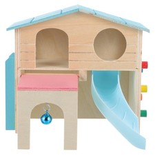 Wooden hamster house hideout - hamster,