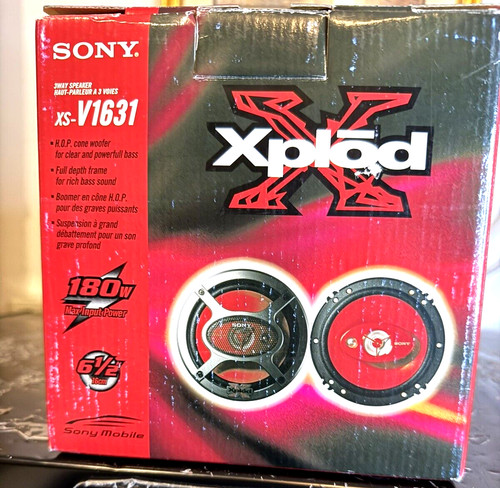 Sony xplod way speakers - sony,