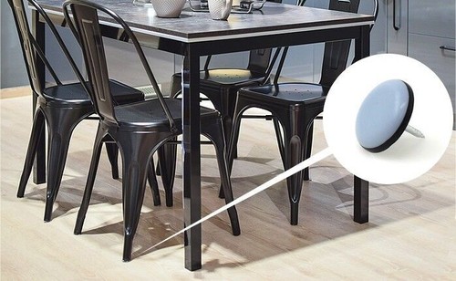 Round ptfe furniture - glides,