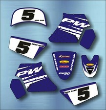 YAMAHA PW 50 BLUE GRAPHICS