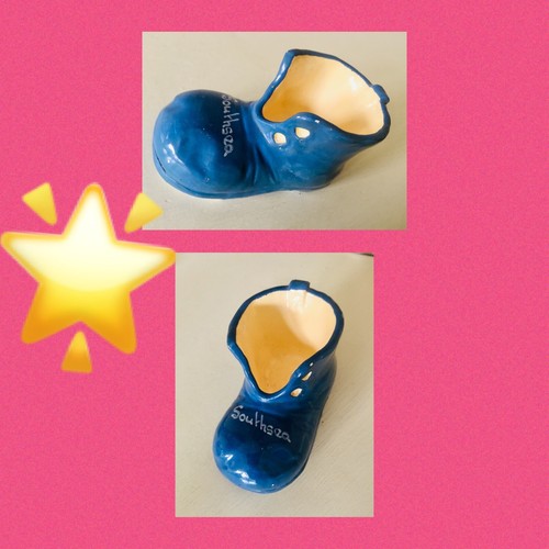 Vintage southsea pottery - southsea, boot